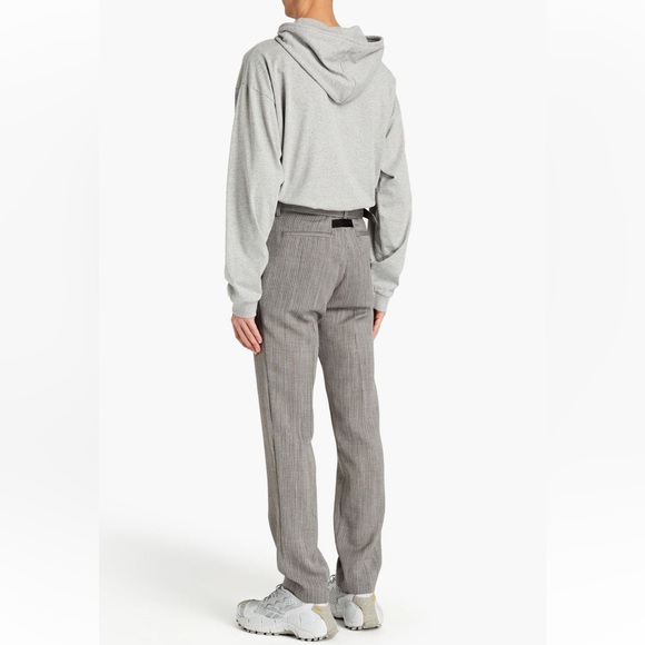 NWT 1017 Alyx 9SM grey lightweight sweatshirt cotton melange blend jersey hoodie - Picture 6 of 15